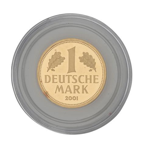 BRD/GOLD - 1 Deutsche Mark 2001 J