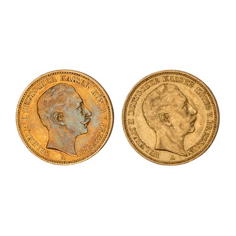 Preussen/GOLD - 2 x 20 Goldmark