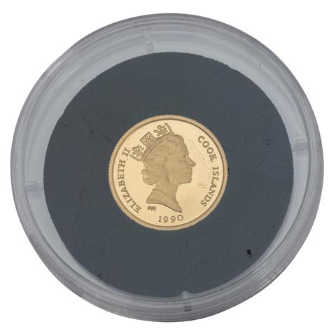 Cookinseln/GOLD - 25 Dollars 1990,