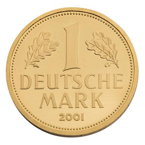 BRD/GOLD - 1 Deutsche Mark 2001 A,