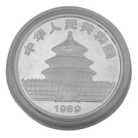 China /SILBER - 10 Yuan Panda 1 oz 1989