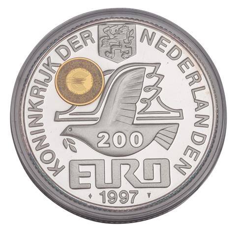 Niederlanden /SILBER - 200 Euro (Ecu) 1997 PP