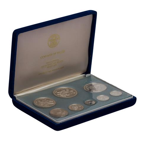 Belize - Proof-Set mit 8 Münzen 1974
