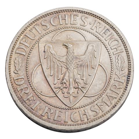 Deutsches Reich / Weimarer Republik - 3 RM 1930/D,