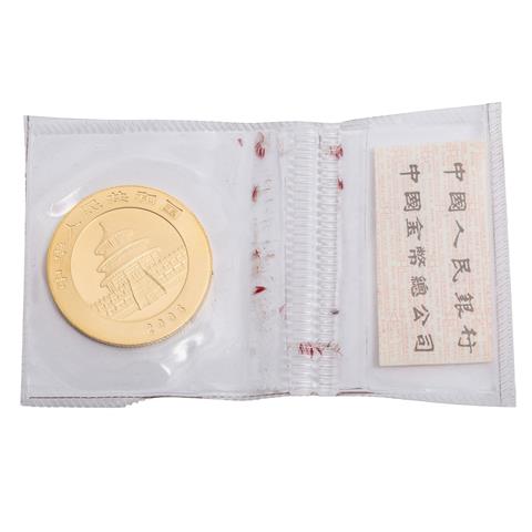 China /GOLD - Panda 100 Yuan 2003 1/4 oz