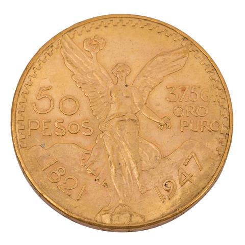 Mexiko /GOLD - 50 Pesos 1947