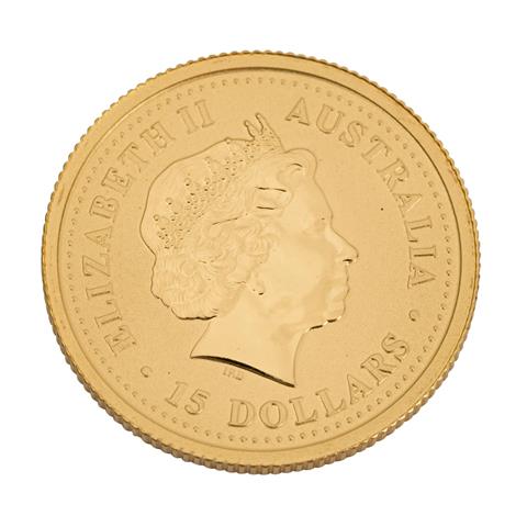 Australien /GOLD - 15 Dollars 1999, 1/10 Unze Gold