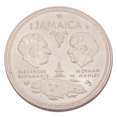 Jamaika  /SILBER - 10 Dollars 1972 '10. Jahrestag der Unabhängigkeit'