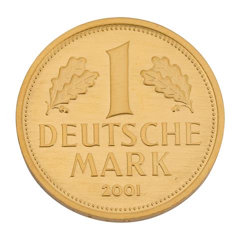 BRD / GOLD - 1 Deutsche Mark 2001/F,