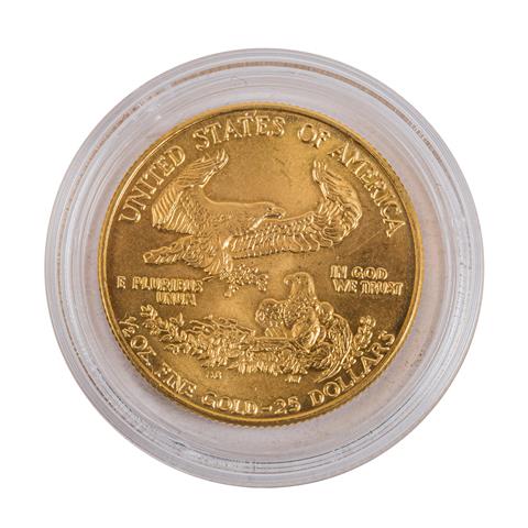 USA / Gold - 25 Dollars, American Eagle,