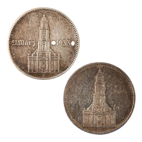 Deutsches Reich - 2 x 5 RM, Garnisonskirche,
