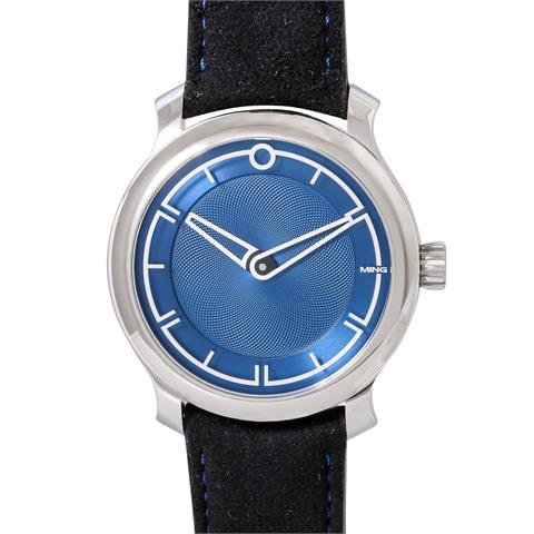 MING 2021 17.09 "Blau". Armbanduhr. Ausverkauftes Modell.
