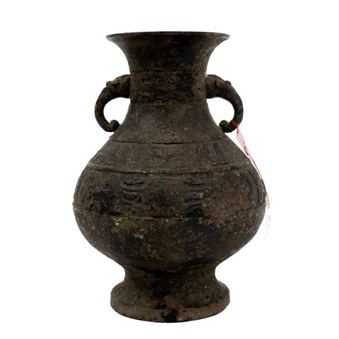 Hu-förmige Vase. CHINA,