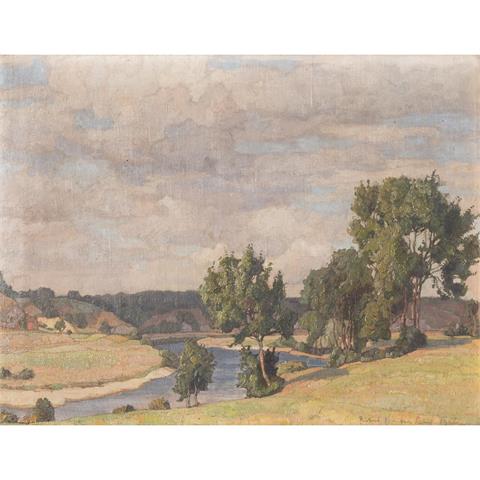 KAISER, RICHARD (1868-1941), "Flusslandschaft",
