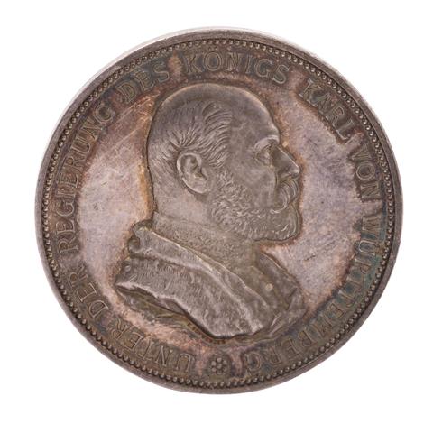 Württemberg / Ulmer Münster - Medaille 1890 unter König Karl zur
