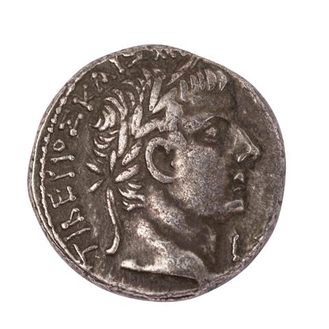 Ägypten - Billon Tetradrachme Beginn 1.Jh.n.Chr./Alexandria, Kaiser Tiberius,