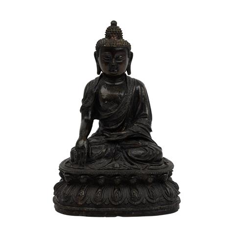 Buddha Shakyamuni. Bronze. CHINA, Qing-Dynastie (1644-1912).