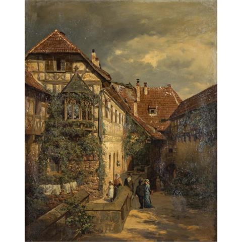 GÜNTHER-NAUMBURG, OTTO (1856-1941), "Auf der Wartburg",