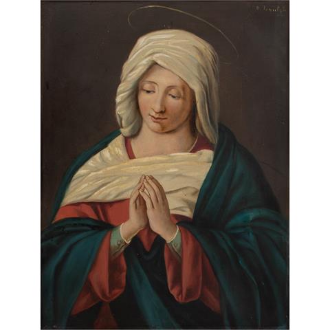 TRAUB, O. (Kirchenmaler 19./20. Jh), "Betende Maria",