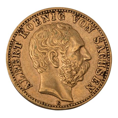 Sachsen/GOLD - 10 Mark 1875 E