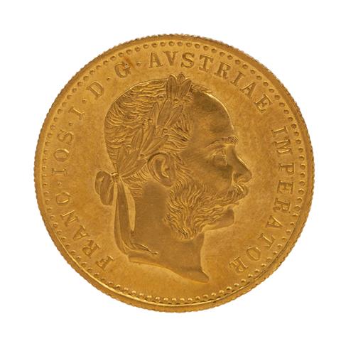 Österreich /GOLD Josef I. - 1 Dukat 1915/NP