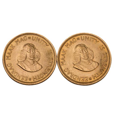 Südafrika /GOLD - 2 x 2 Rand 1966