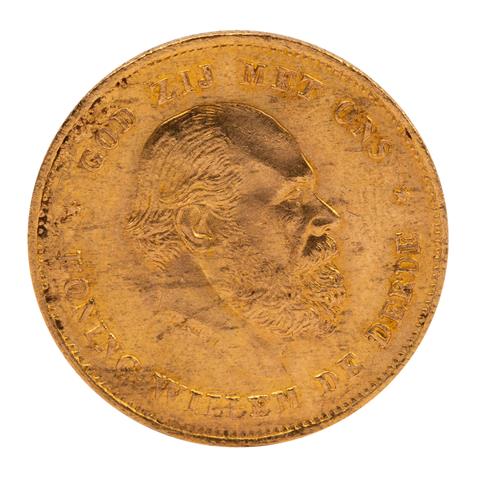 Niederlande /GOLD - Wilhelm III., 10 Gulden 1875