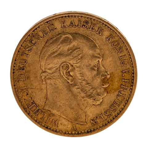 Dt. Kaiserreich, Preußen /GOLD - 20 Mark Wilhelm I. 1872-A