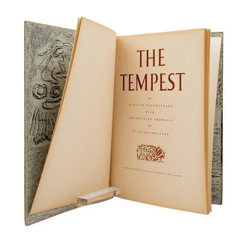 SHAKESPEARE, WILLIAM, The Tempest, with twenty-nine drawings by Willy Baumeister,