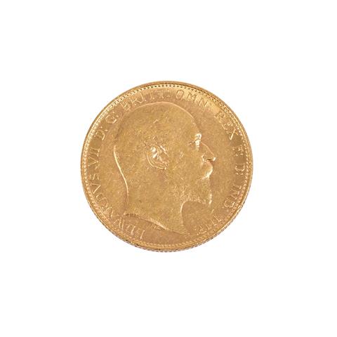Australien /GOLD - 1 Sov. Edward VII. 1902-P