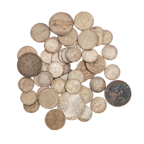 Kleines Konvolut Münzen mit Schwerpunkt auf Österreich-Ungarn -