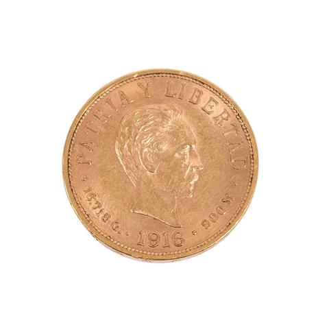 Republik Kuba - 10 Pesos 1916, José Martí, ss,