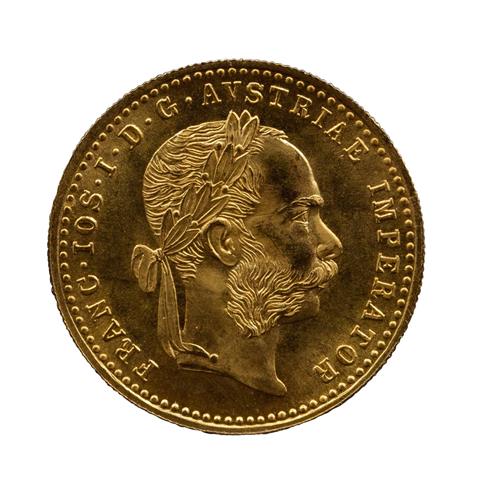 Österreich /GOLD, Franz Josef I. - 1 Dukat 1915/NP