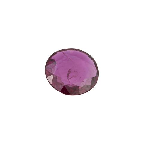 Loser rosa-violett farbener Saphir von 0,77 ct