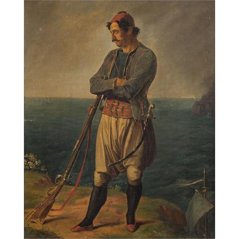 DEIKER, Johannes Christian, ATTRIBUIERT/UMKREIS (1822-1895), "Osmanischer Krieger",
