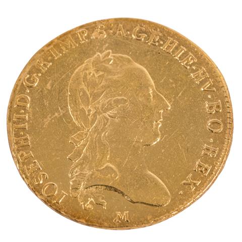 RDR/Gold  - 1 Sovrano 1786/ Mailand, Joseph II.,
