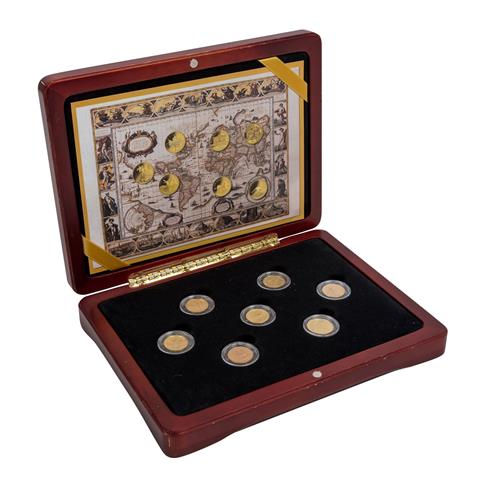 Die Glorreichen 7 (in GOLD), Etui mit 7 x Goldmünzen zu 1/10 Unze