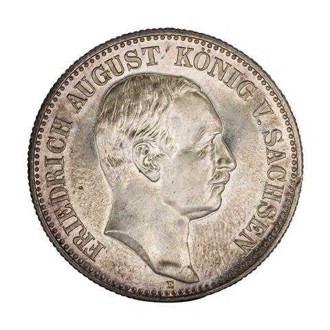 Königreich Sachsen - Medaille in 2-Mark-Größe 1905/E,