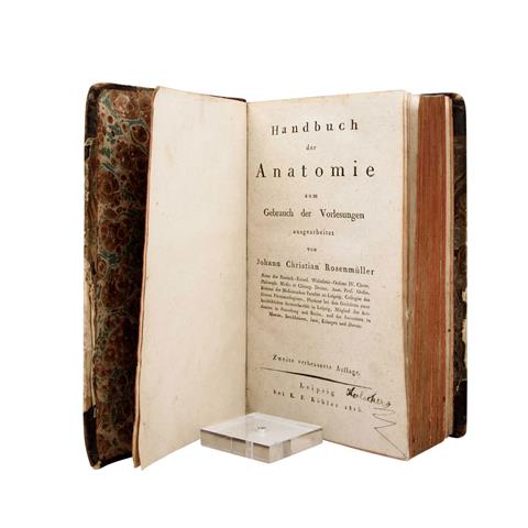 JOHANN CHRISTIAN ROSENMÜLLER "Handbuch der Anatomie des menschlichen Körpers : zum Gebrauch der Vorlesungen" 1815, Zweite Auflag
