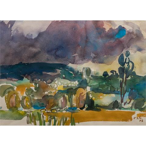 SCHOBER, PETER JAKOB (1897-1983), "Landschaft",
