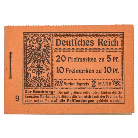 Dt. Reich - Markenheftchen Deckel 1912