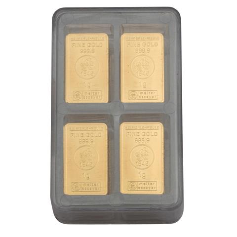 Investment GOLD, Unity Box (small) mit 100 x 1 Gramm Barren,