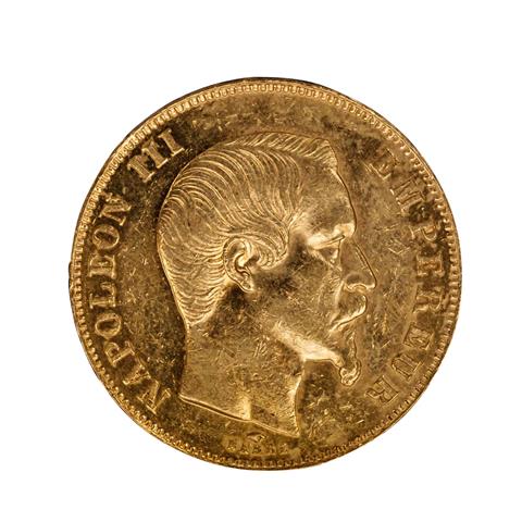 Frankreich /GOLD - Napoleon III. 50 FRANCS 1857-A