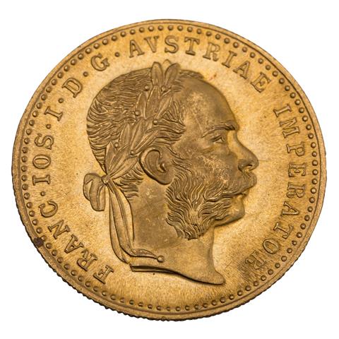 Österreich / GOLD - Dukat 1915 (offizielle Neuprägung),