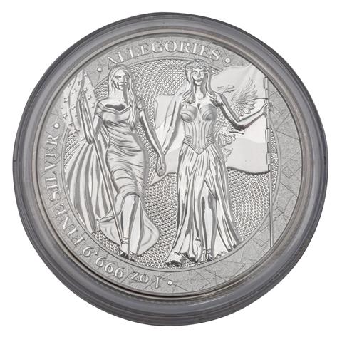 Germania Mint - 1 oz. Feinsilber Allegorie Columbia & Germania,