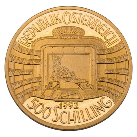 Österreich - 500 Schillinge 1992, 150 Jahre Wiener Philharmoniker,