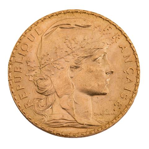 Frankreich /GOLD - 20 Francs Marianne 1914
