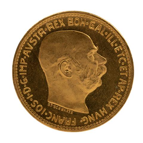 Österreich/GOLD - 20 Kronen 1915/NP, Franz-Joseph,