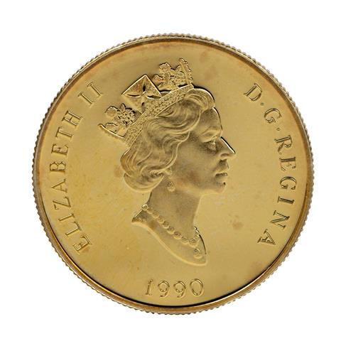 Kanada /GOLD - Elisabeth II.100 Dollar 1990 PP