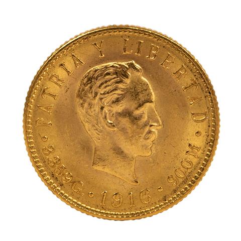 Kuba /GOLD - 5 Pesos 1916